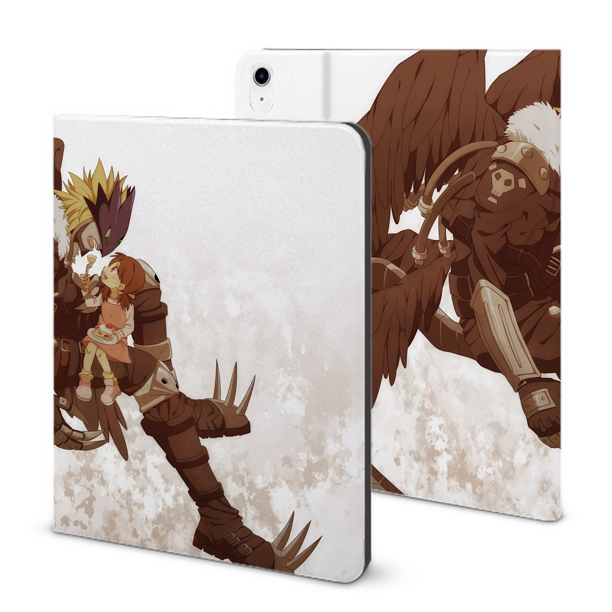 （画像用） Digimon デジタルモンスター/デジモン IPad ケース ブック型 PUレザー TPU 耐衝撃 軽量 薄型 ペン収納なし 全面保護 IPad 各モデル対応